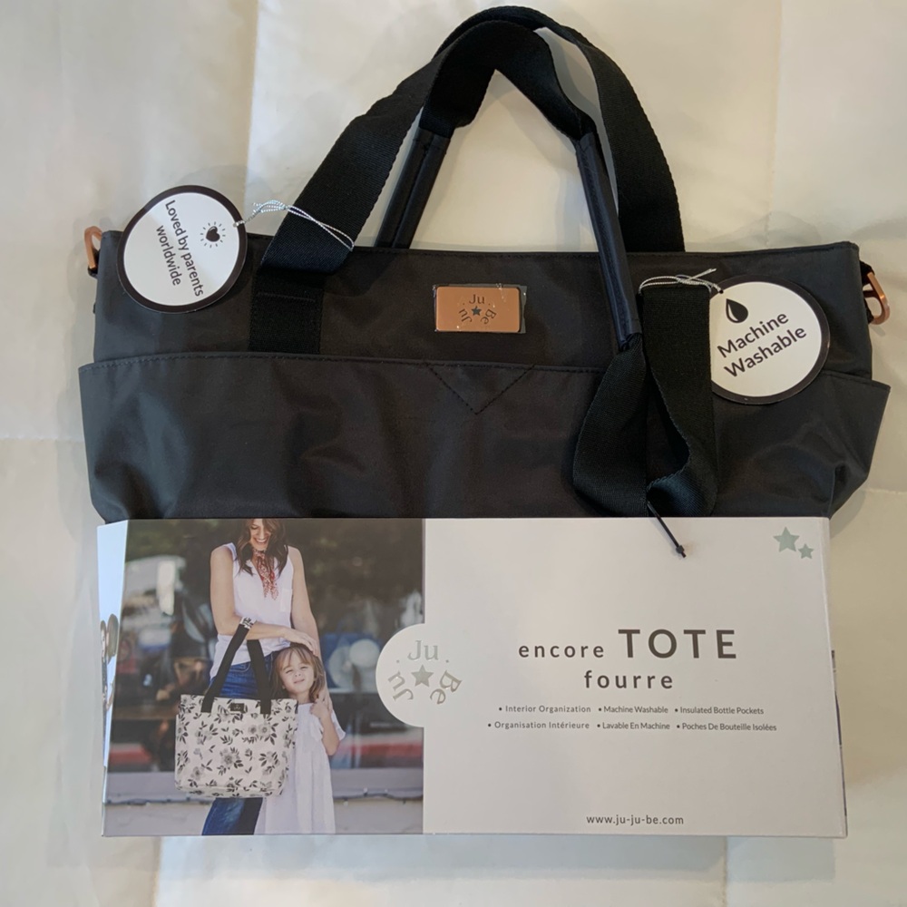 Jujube Encore Tote Bag NEW with tags Black